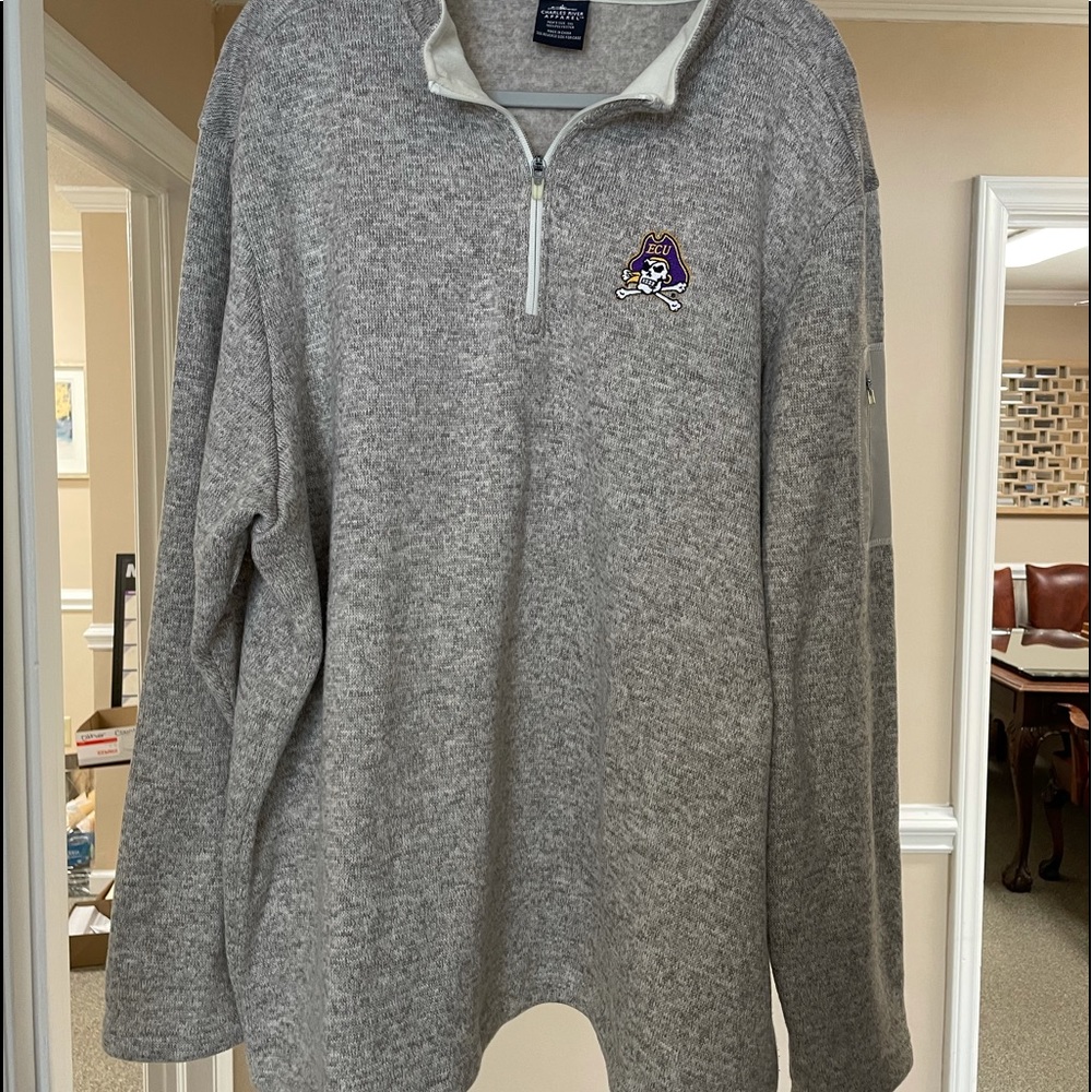 Men’s ECU Pirates 1/4 zip pullover